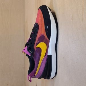 Nike Kids Waffle One Summit Fushia Pink White Black Shoes